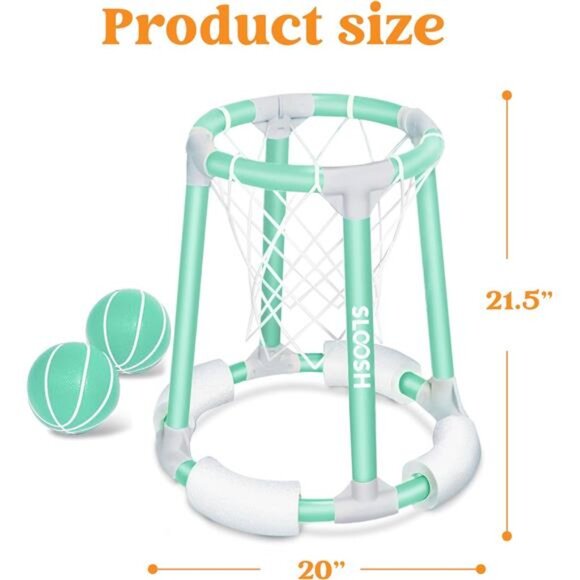 Kids Pool Basketball Hoop Toys Floating Basketball Pool Game  Swimming Pool Game - Picture 6 of 7